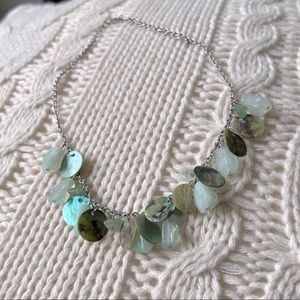 Silver and shells necklace
